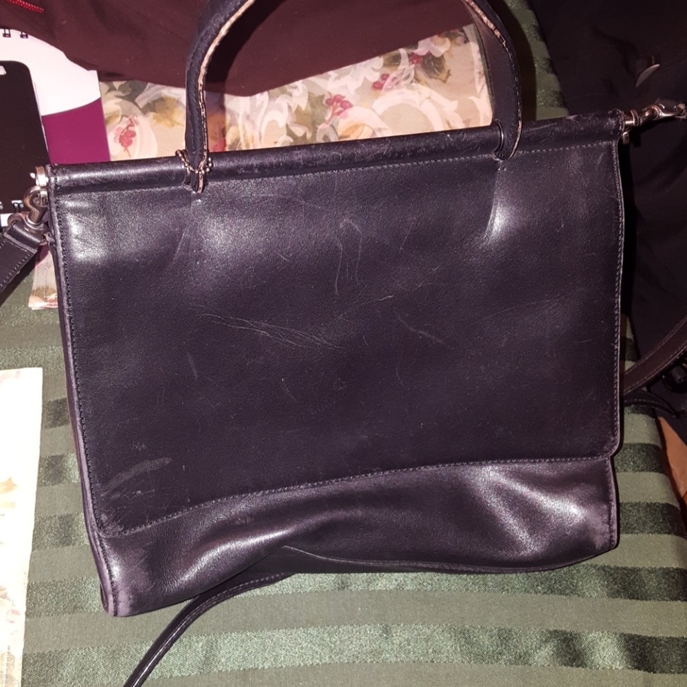Coach all learher small handbag